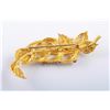 Image 2 : A Ruby Gold Leaf Pin, by Tiffany & Co.