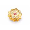 Image 1 : A Diamond and Ruby Pin, by Van Cleef & Arpels