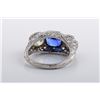 Image 3 : An Edwardian Three Stone Sapphire and Diamond Ring