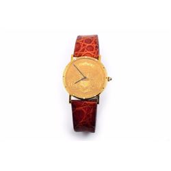 A Corum 20 Dollar Gold Coin Men's Watch