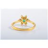 Image 2 : An Emerald and Diamond Gold Ring, by Tiffany & Co.