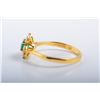 Image 3 : An Emerald and Diamond Gold Ring, by Tiffany & Co.