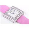 Image 2 : A Ladies' Pink Diamond Ice Cube Watch, by Chopard