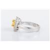Image 2 : A Fancy Yellow Diamond Ring
