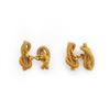 Image 1 : A Pair of Cufflinks in Love Knot Style, by Tiffany & Co.