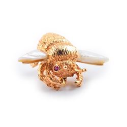 A Pearl Bee Pin, by William Ruser
