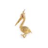 Image 1 : A Pelican Pendant with Ruby Eye