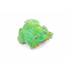 A Glass and Gold Frog Pin, by Andreas Von Zadora-Gerlof