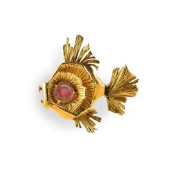 A Gold Fish Pin, by Gubelin