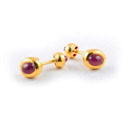 A Pair of Ruby Cufflinks, by Tiffany & Co.