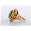 Image 2 : A Victorian-Style Diamond and Peridot Bishop's Ring