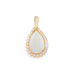 An Opal and Diamond Pendant, by H. Stern