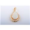 Image 2 : An Opal and Diamond Pendant, by H. Stern