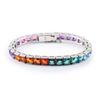 Image 1 : A Multi-Gem Line Bracelet