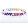 Image 2 : A Multi-Gem Line Bracelet