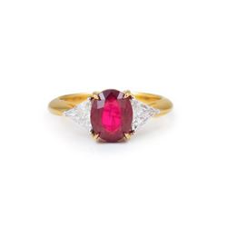 A Ruby and Diamond Ring, by Tiffany & Co.