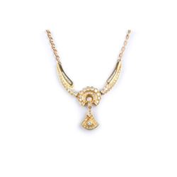 A Gold Diamond Necklace