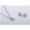 Image 2 : A Chopard Happy Diamond Necklace and Earrings Set