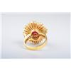 Image 2 : A Ruby and Diamond Gold Cocktail Ring