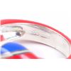 Image 3 : British Flag Enamel Lip Ring, by Solange Azagury-Partridge