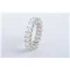 Image 2 : A Gold Emerald-Cut Diamond Eternity Band