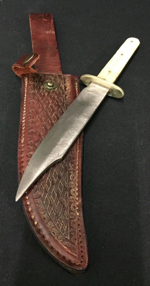 Vintage Bone Handle Hunting Knife