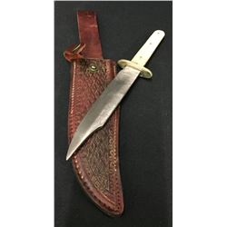 Vintage Bone Handle Hunting Knife
