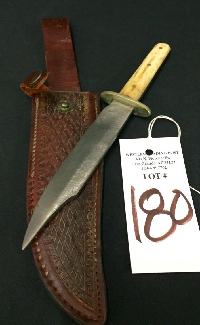 Vintage Bone Handle Hunting Knife