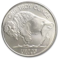 (10) Buffalo Silver Rounds Pure