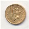 Image 1 : 1850-70's US Gold Minted $ 1 Coin