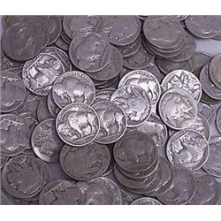 LOT OF 300 BUFFALO NICKELS