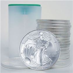 (20) Silver Eagles 1 oz in Mint Tube