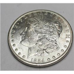 1884 O BU Morgan Silver Dollar