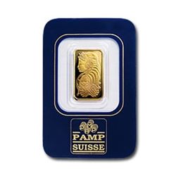 2.5 Gram Pamp Suisse Gold Ingots
