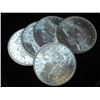 Image 1 : Lot of (5) BU 1800's Morgan Dollars