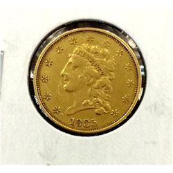 RARE 1835 $2.5 Classic Head Gold Coin