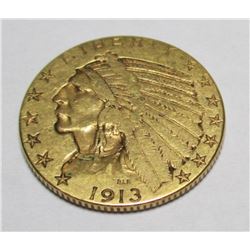 1913 $ 5 Gold Indian