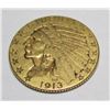 Image 1 : 1913 $ 5 Gold Indian