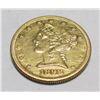 Image 1 : 1898 s $ 5 Gold Liberty