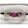 Image 1 : #2-18K WHITE GOLD RUBY RING SIZE 6.5