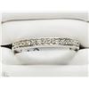 Image 1 : #35-14K WHITE GOLD DIAMOND RING SIZE 6