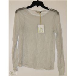 CHALET ET CECI WOMENS SEE THROUGH SHIRT SIZE SMALL