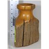 Image 1 : WOODEN VASE