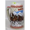 Image 1 : LTD EDITION 1985 BUDWEISER CLYDESDALE STEIN