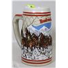 Image 1 : LTD EDITION 1985 BUDWEISER CLYDESDALE STEIN