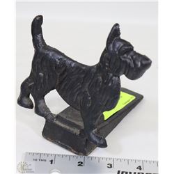 CAST IRON DOG DOOR STOP
