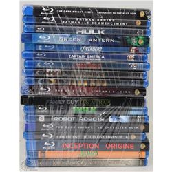 BUNDLE OF 18 BLU-RAY DVD MOVIES