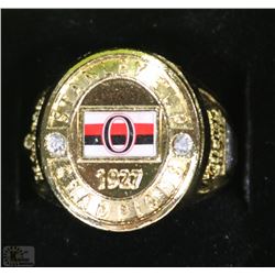 OTTAWA SENATORS  1927 REPLICA STANLEY CUP RING