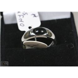 ONYX STERLING 925/SILVER RING SIZE 7