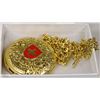 Image 1 : NEW "SWITZERLAND"  PREMIUM POCKET WATCH WITH CHAIN